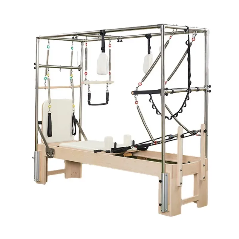 

YTYIN Yoga Training Maple Wood Pilates Peformer Three In One Bed