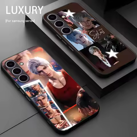 Love and Deepspace Hot Game Phone Case For Samsung Galaxy S25 S24 S23 S22 S21 S20 Plus Ultra Note20 Soft Black
