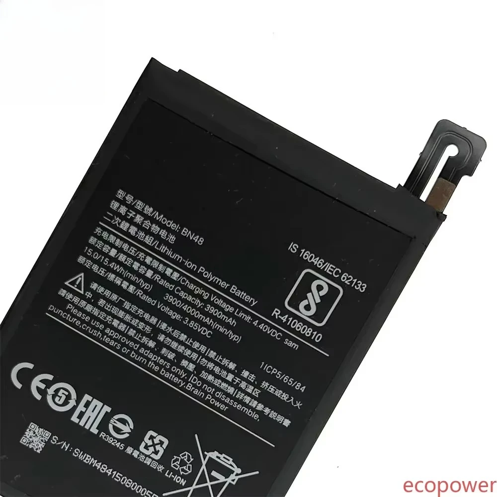 4000mAh Brand New Battery BN48 for Xiaomi Redmi Note 6 Pro 6Pro Red rice Note6 Pro Mobile phone Premium Replacement Battery+Tool