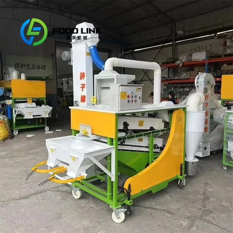 Afbeelding 7: Multifunctionele zaadreinigingsmachine voor diverse gewassen: sorghum, gierst, gerst en diverse graanzaden.