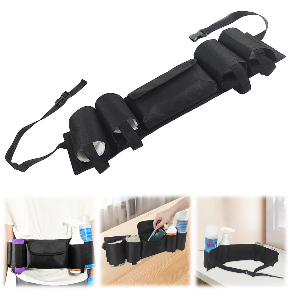 

Поясная сумка-органайзер Oxford для инструментов с карманами, сверхпрочная, для уборщиков, дворников и работников клининга