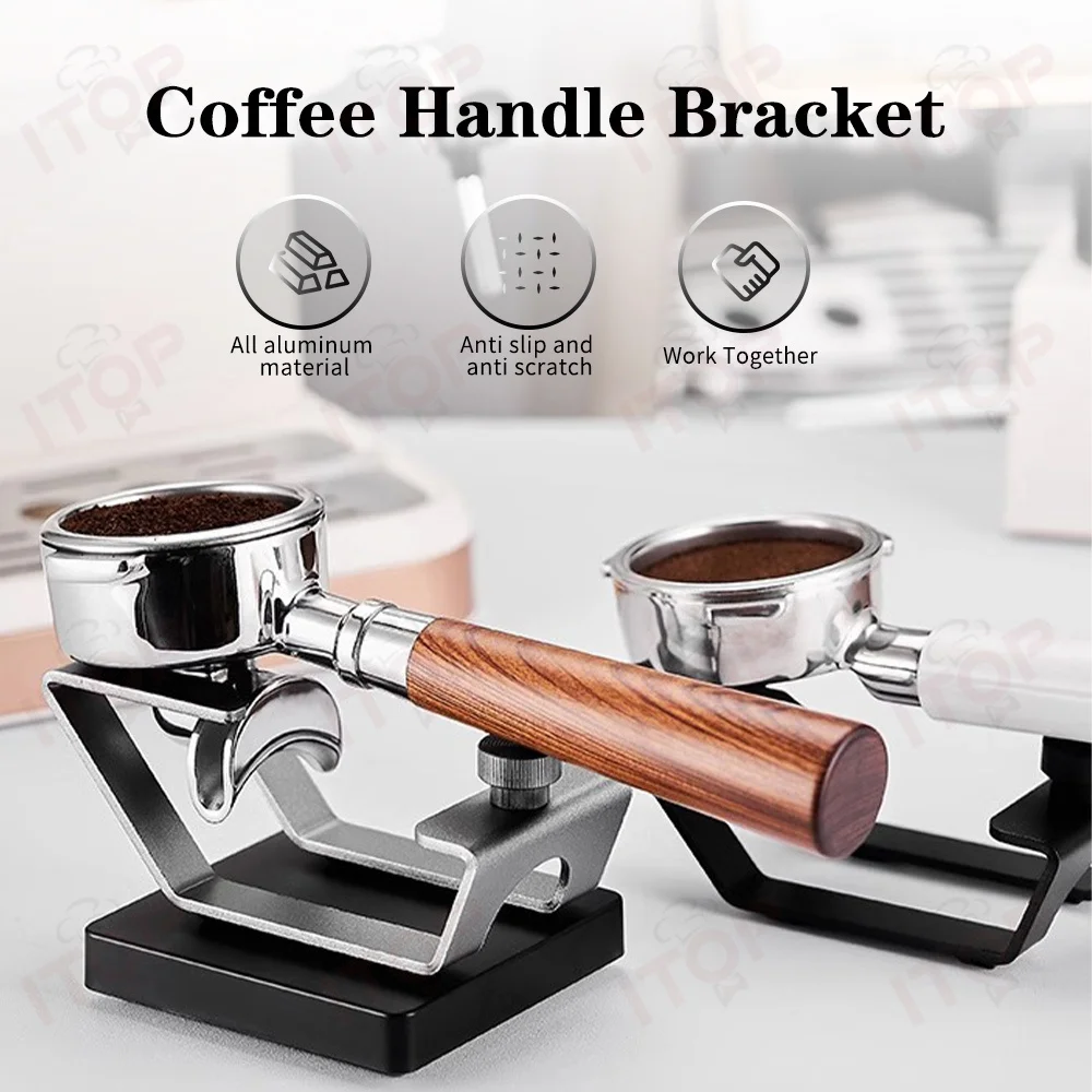 

Coffee Handle Bracket Coffee Scale Weighing Bracket Portafilter Holder Fits 51/53/58mm Portafilter Coffee Accessories