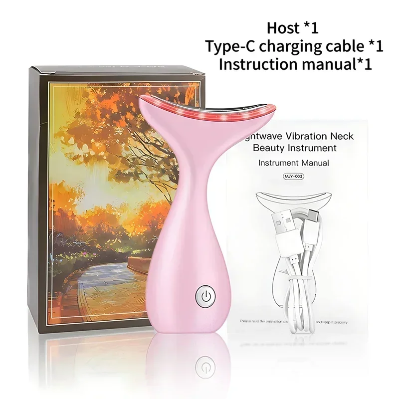 

Customizable Beauty Device Micro-current Red Light Firming Rejuvenating Skin Ion Importer Face Lifting Neck Lines Skin