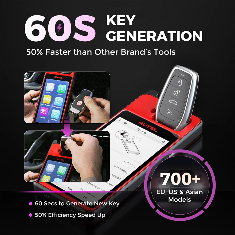 Autel KM100 Key Programmer V200 Universal Key Generator Lifetime Free Update of IM508 IM608 IMMO