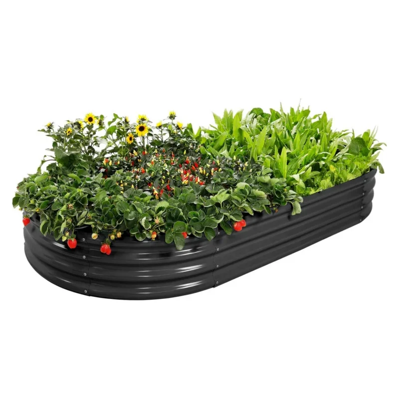 Wholesale Outdoor Flower Box Metal Vegetable Galvanized Raised Garden Bed