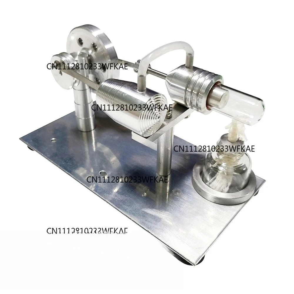 Stirling Engine Model Aluminum Alloy External Combustion Engine Model Scientific Physics Experiment Toys Can Be Start Gift