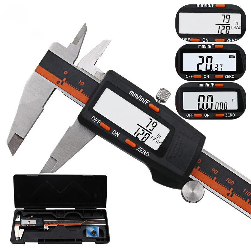 

6inch 0-150mm Digital Vernier Caliper Electronic Digital Display Vernier Caliper High Precision Ruler Gauge Meter Measuring Tool