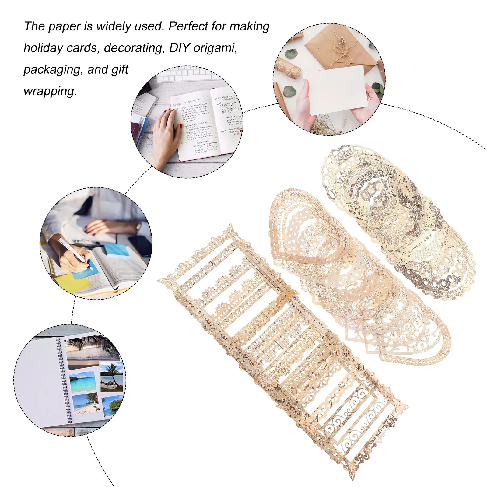 30 Pcs Retro Journaling Suppli - огляд і ціна Embellishments For Scrapbooking