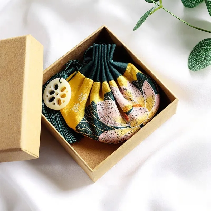 Chinese Dragon Boat Festival Empty Sachet, Drawstring Jewelry Bag, Hanfu Decor