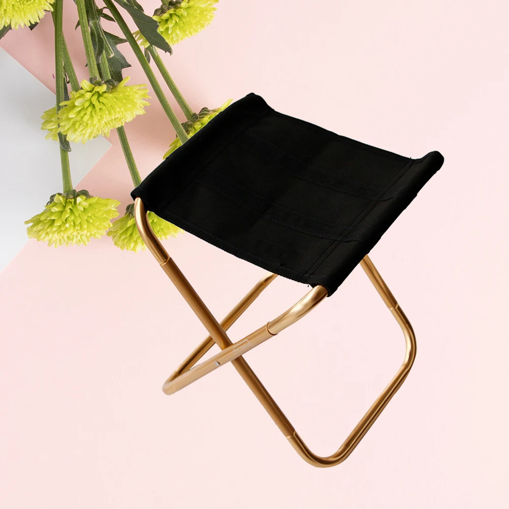 

Outdoor Folding Chair Collapsible Stool Portable Aluminum Lightweight Strong Compact Design Easy Storage Carrying Travel Seat
