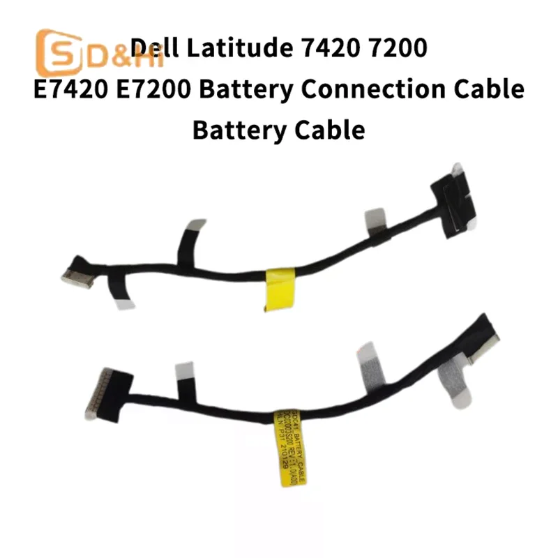 1pc Laptop Battery Flex Cable Connector Line Replacement For DELL Latitude 7420 7200 E7420 E7200 0Y4FRN DC02003S200