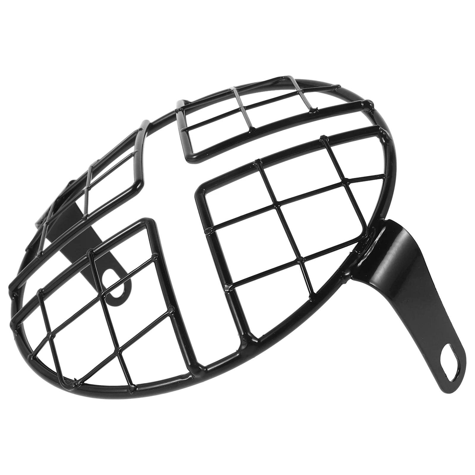 

Motorcycle Headlight Mesh Grill Cover Black Metal Protective Guard Durable Universal Fit Headlamp Cover Secure Motorcycle Front