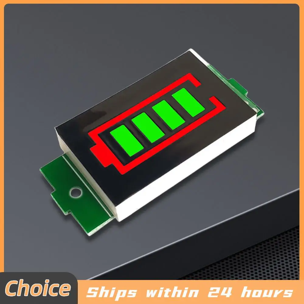 1/2/3/4/6/7/8S Lithium-Batterie-Kapazitätsanzeigemodul LED-Display Elektrofahrzeug-Batterieleistungstester 4 Abschnitte 3-34V 5mA