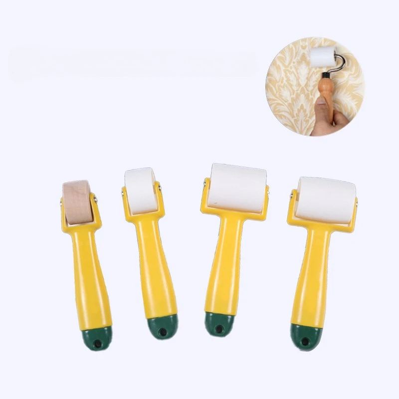 

Валик для швов обоев, пластиковый инструмент для разглаживания, многоразмерный прижимной ролик для нанесения клея, для монтажа обоев, набор для самостоятельной установки