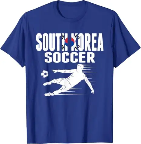 Patriotisches koreanisches Südkorea-T-Shirt, Flagge von Südkorea, koreanische Sportspiele, Sporttrikot, Fußball-Grafik-T-Shirt, Fußballkleidung – Detail 19