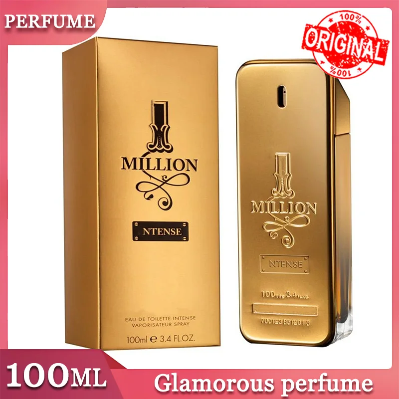 

100ml Perfume Golden Million Gold Brick Extrait - Men's Long-Lasting Woody Perfume Men's Perfume Pray Fragrance Cologne