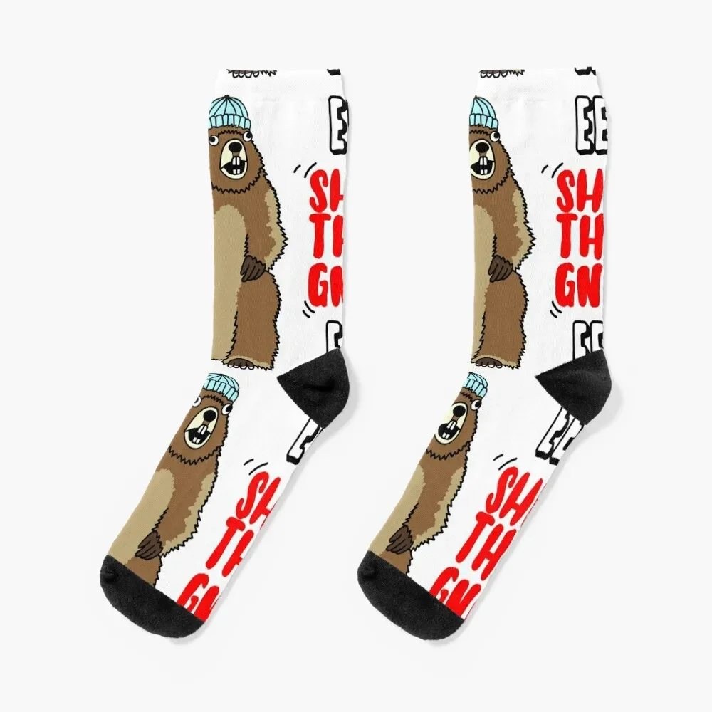 Gnarly Marmot Socks New year's colored gym Stockings Socks Men Women's