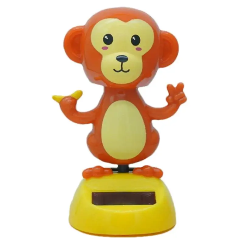 

Solar Powered Dancing Doll Cartoon Monkey Auto Decor Monkey Shape Auto Ornament Accessories For Bedrooms Work Areas Homes And