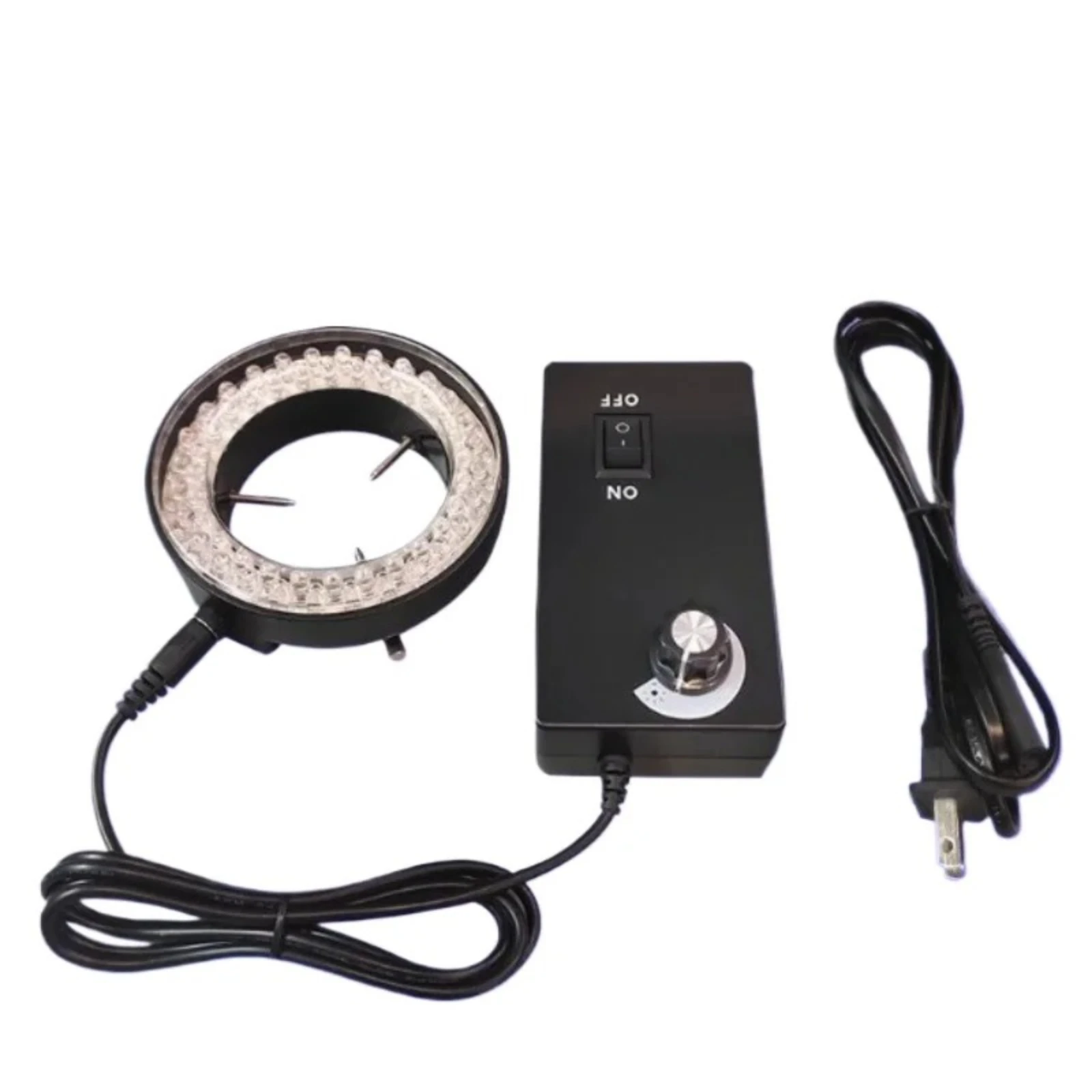 144LED Ring Light for Stereo Microscope Adjustable Brightness for Jewelry Micro-Setting Phone Repair and Machine Vision Lighting