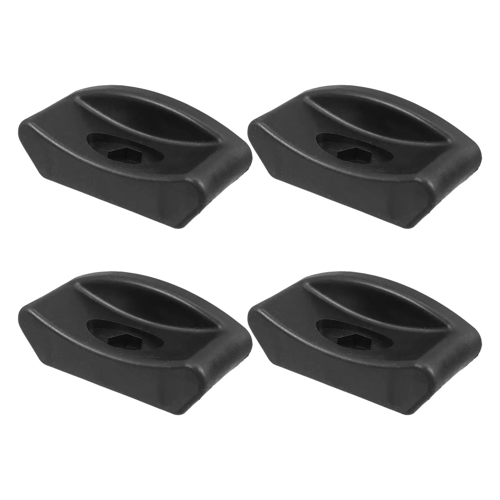 4Pcs Dumbbell Saddles Rubber Dumbbell Holder Bracket for Home Gym Commercial Fitness Rack Weight Storage Organizer Floor