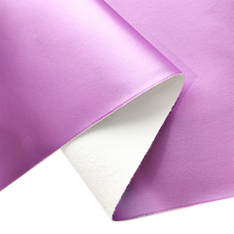 Matte Metallic PU Faux Leather Fabric for Making Shoe Bag Decoration Craft Belt Bows DIY 30*135cm