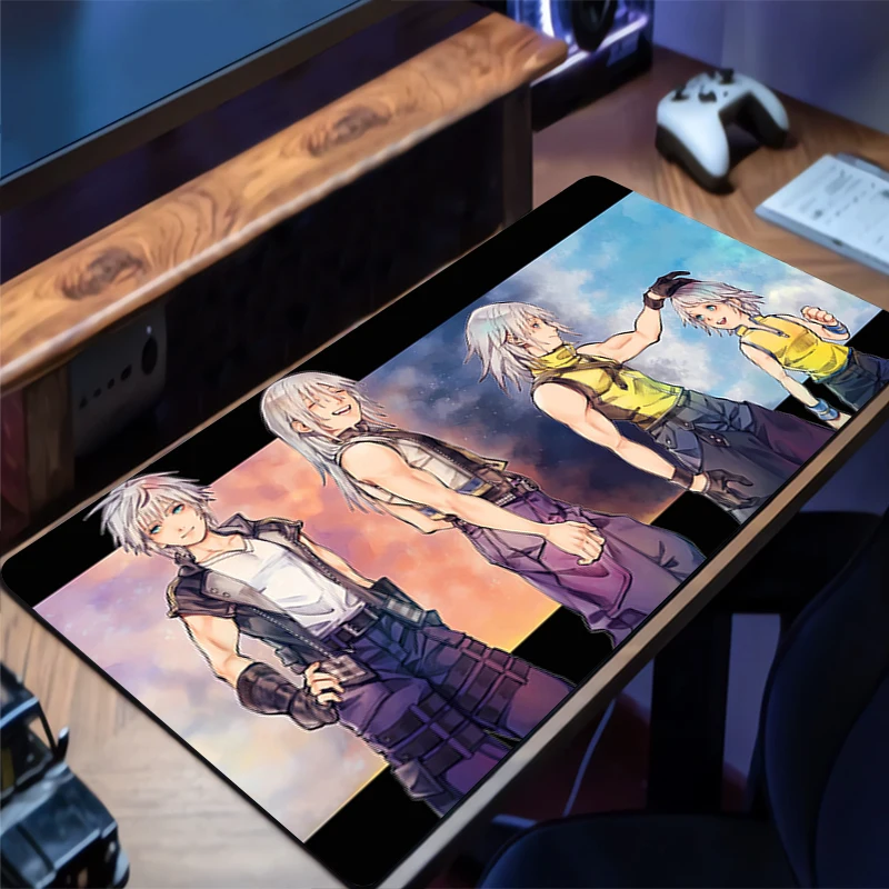 

Anime HD Print Mouse Pad Gaming Mousepad Rubber K-kingdom H-hearts Computer Desk Mouse Mat Accessories Non-slip Keyboard Pad