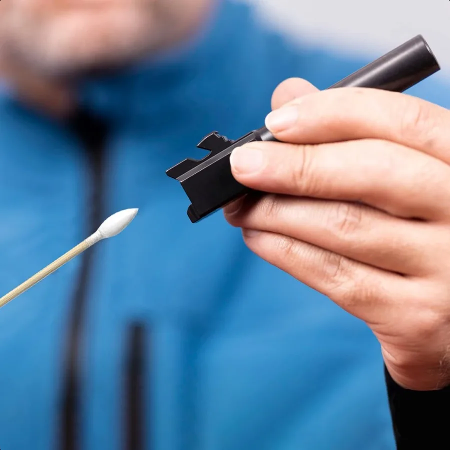 400 шт. тампоны для чистки пистолета, двусторонние 6-дюймовые длинные заостренные и бамбуковые ватные тампоны без ворса для электронного пистолета и макияжа Clea