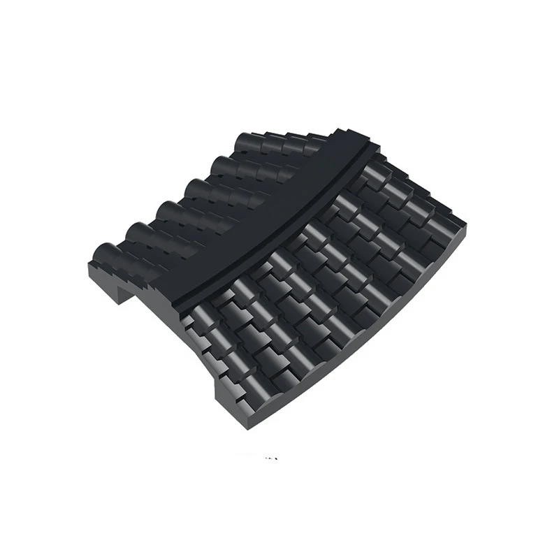 MOC 1 個 73682 ワット特別な円形両面タイル 55 × 42 屋根ビルディングブロック家城壁レンガ粒子おもちゃ子供のギフト