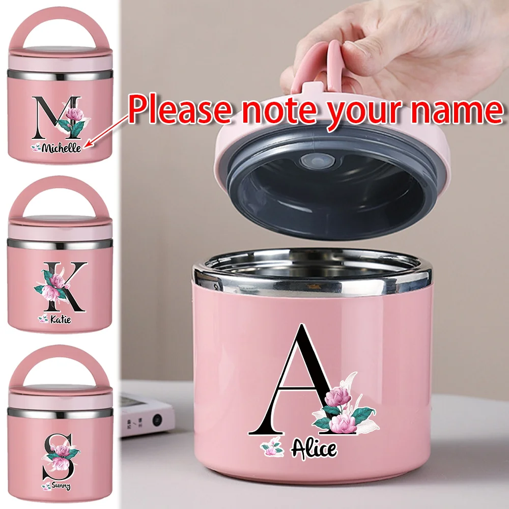 

Персонализированный ланч-бокс для офиса, учебы и отдыха, легкий, с индивидуальным принтом, унисекс, для использования на улице, с термоизоляцией