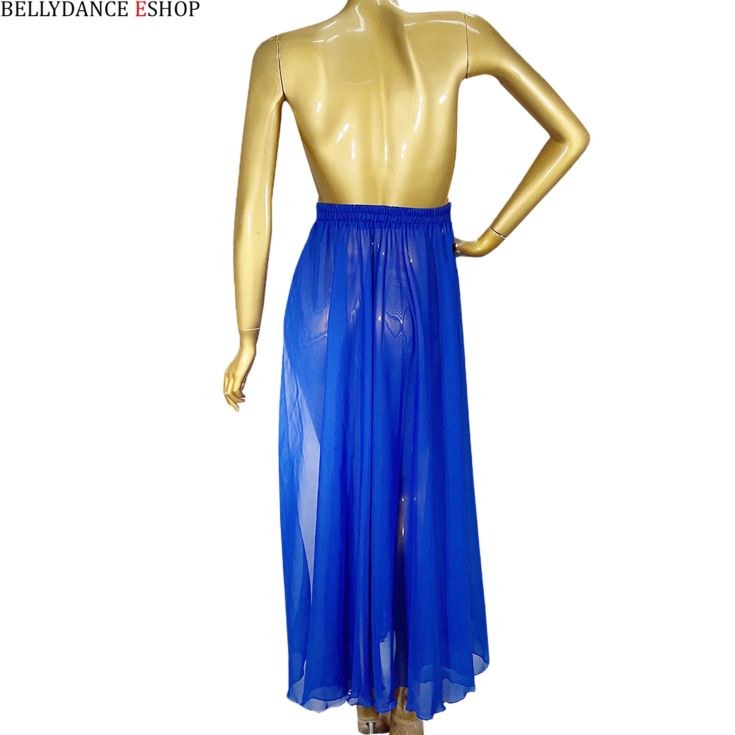 Traje de danza del vientre, faldas largas, faldas sexis con doble abertura alta para mujer, falda de actuación de baile, accesorios de ropa de práctica