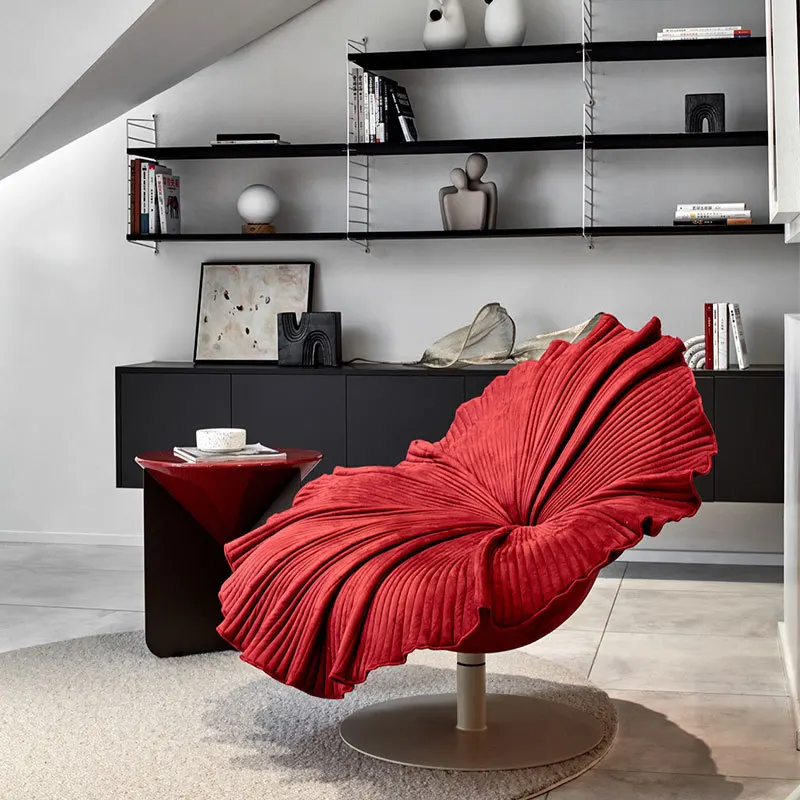 

Leisure lazy rotating chair fabric single chair