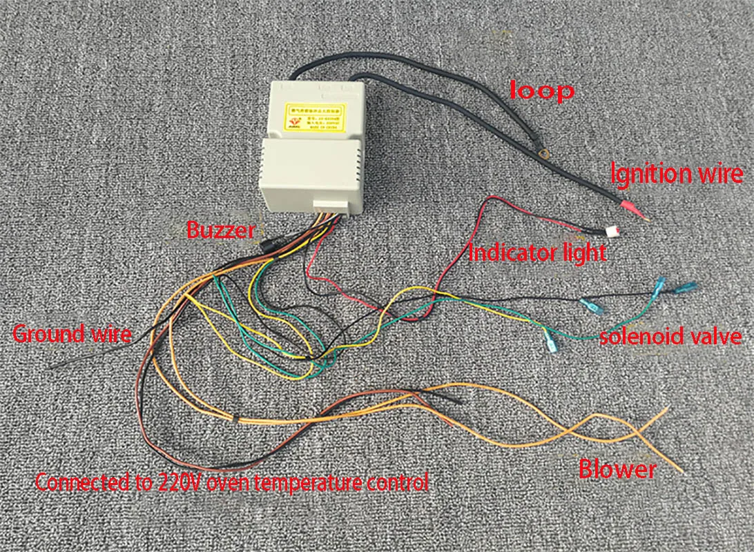 ガスオーブンパルス点火コントローラー、ケータリングガスオーブンスペアパーツ、220v