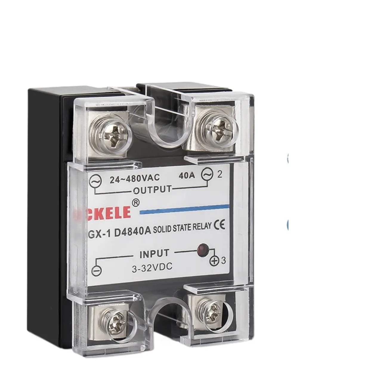 CKELE JGX-1 SSR Single Phase Solid State Relay DC Control AC / AC Control AC 10A 25A 40A 50A 60A 80A 100A 120A Heating Relay