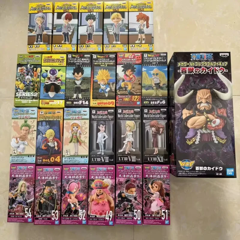 

Bandai WCF One Piece Lupin III My Hero Academia Action Figures Children's Collectible Toys