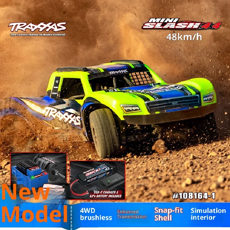 شاحنة Mini Slash RTR RC - دورة قصيرة كهربائية بدون فرش رباعية الدفع # 108164-1