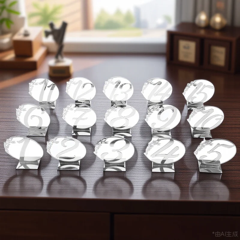 

15Pcs Wedding Table Number Signs Chic Decorative Reserved Reusable Seats Signs for Banquet Party Reception Elegant Cards