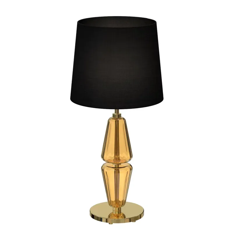 Modern Handmade Glass Table Lamp Simple Creative Wedding Bedside Lamp for Bedroom Living Room Decoration