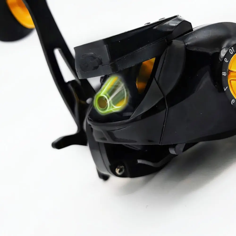 Electronic Baitcasting Fishing Reel Depth Tracker Alarm Function USB Charging For Wild Wolf Sea Boat Bridge Tackle