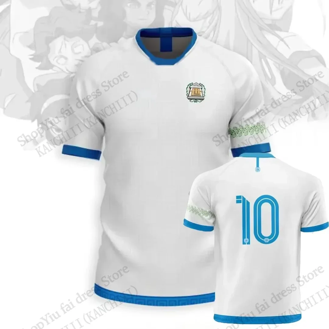 Anime Jersey Inazuma Eleven Kaio Fußball 3D-Druck T-Shirt Herren Damen Mode Kurzarm Sport T-Shirt Kinder Oberteile Tee Mark Evens – Detail 10