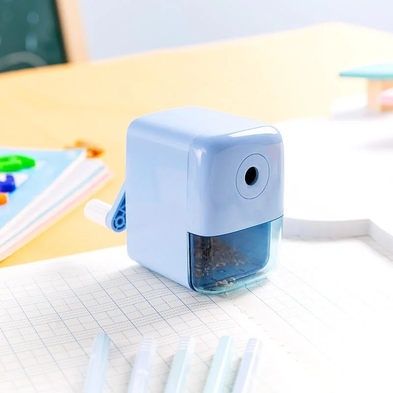 Temperamatite a manovella multifunzione con alimentazione automatica della penna temperamatite manuale per sbucciare il coltello per pialla girevole temperamatite 71158