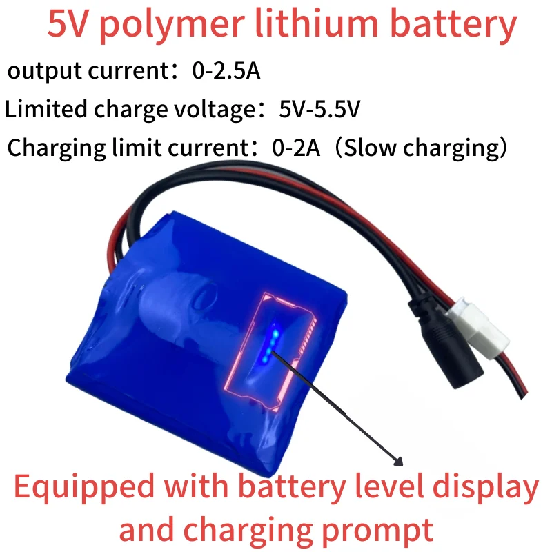 5V Lithium battery microcontroller 5V polymer charging pool Polymer 5V battery Wireless network WiFi Bluetooth module