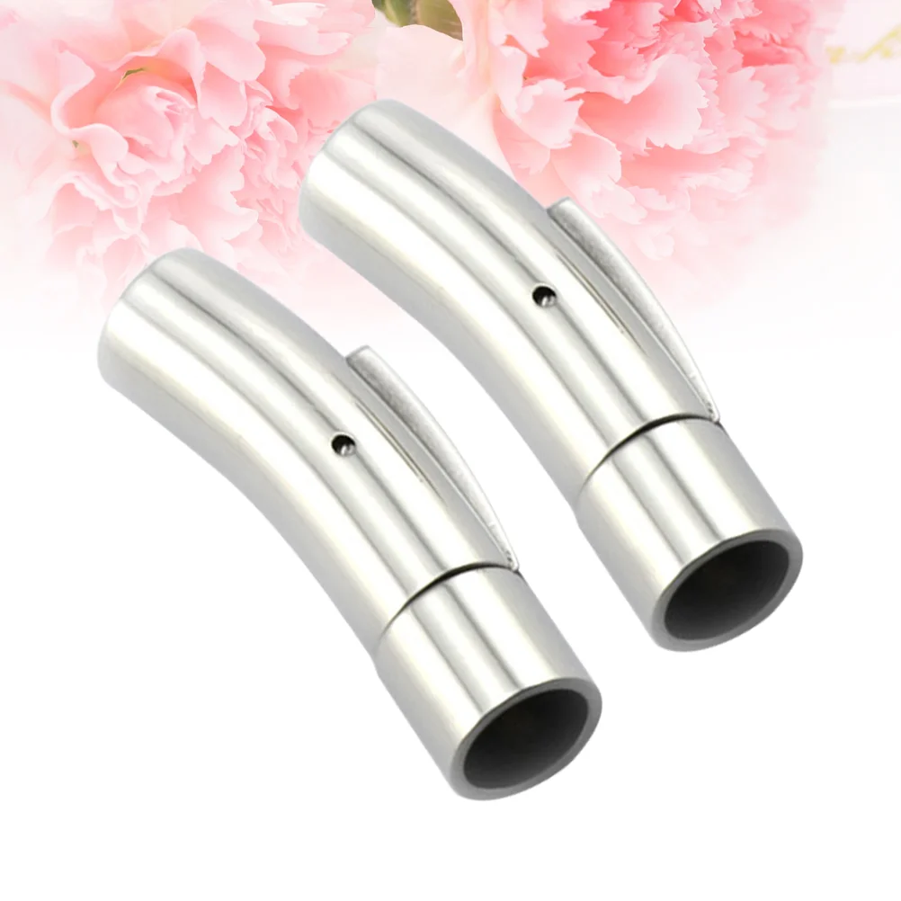 

2 Pcs Toggles Brackets End of Line Jewelry Making Supplies Magnetic Necklace Clasp