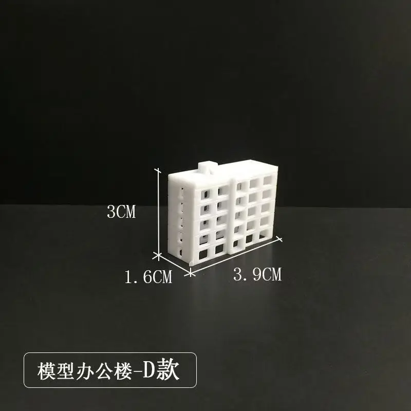 Symulacja Miniaturowa Architektura Budynku ABS Plastikowe Domki Zabawki do Modelowania DIY/Mikro Piaskownica Krajobraz/Diorama 1 szt.