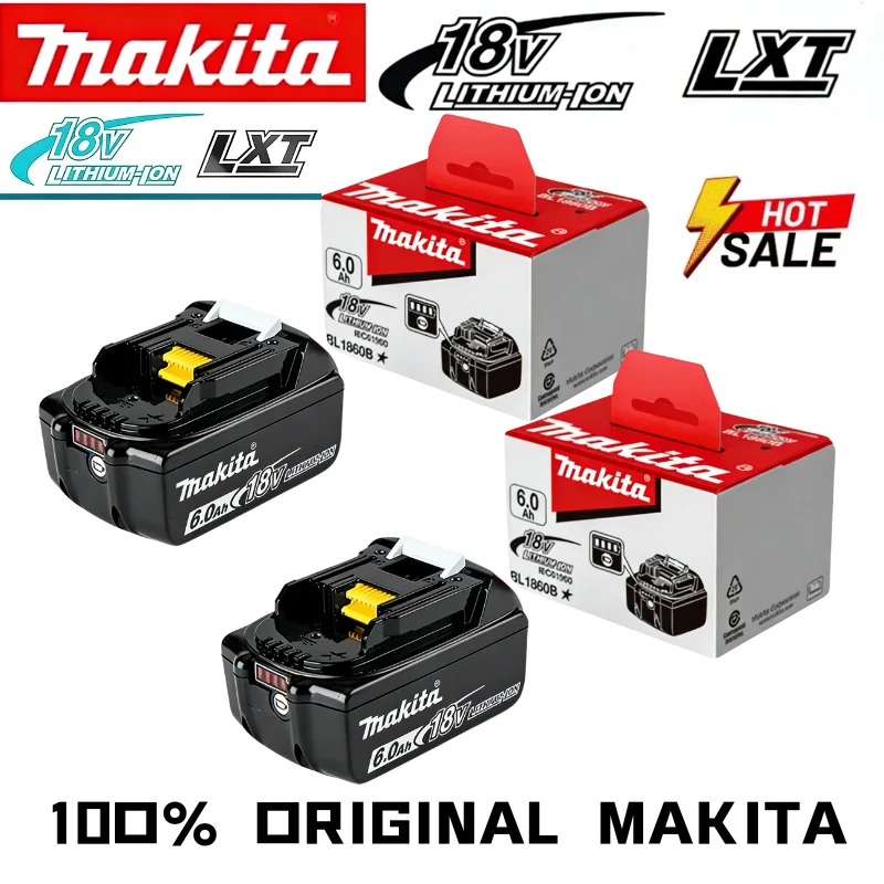 

Makita 6Ah/18V battery for Makita tool operation 18650 rechargeable battery Makita.18V tool battery.replaceable BL1860B/charger
