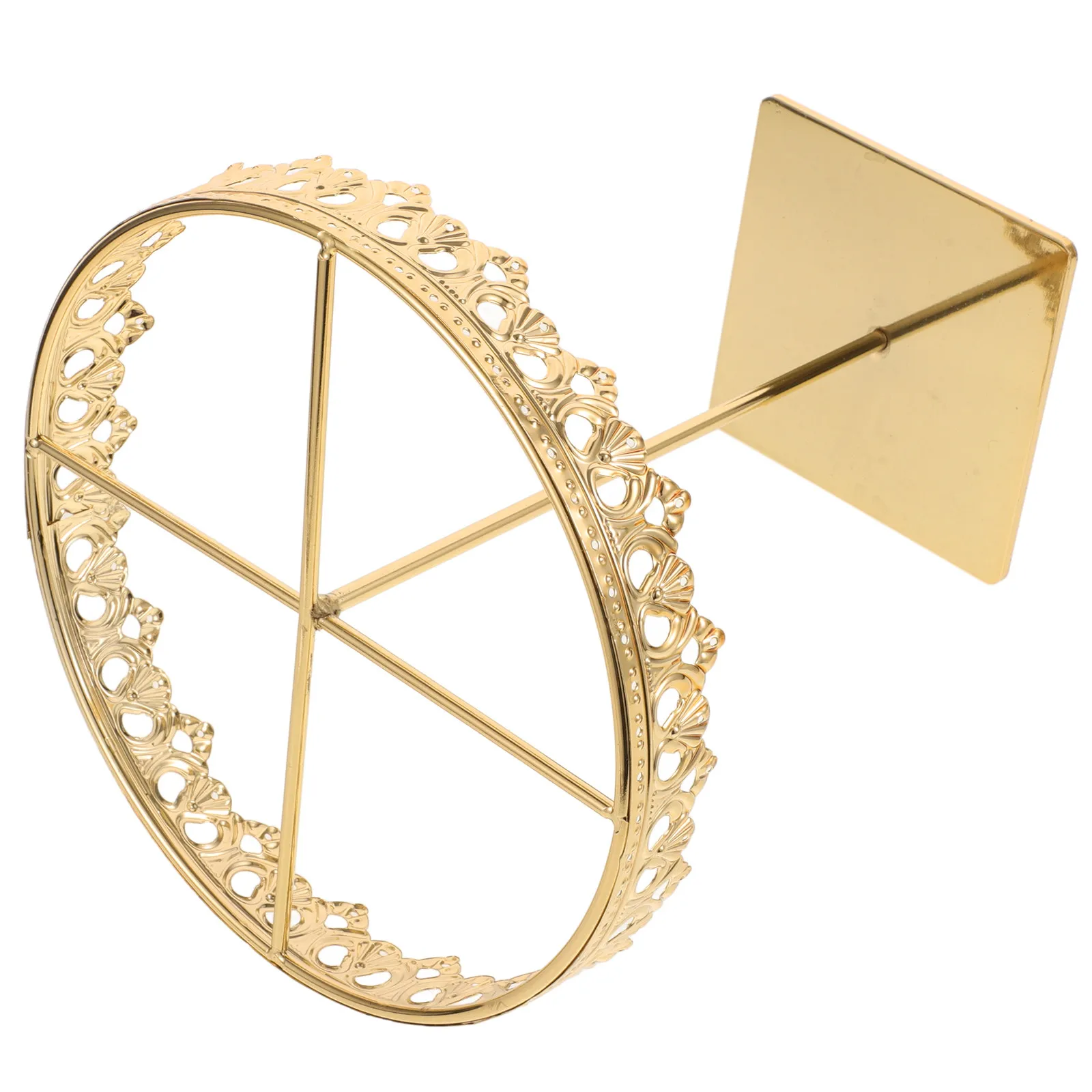 

Большая круглая подставка для украшений из нержавеющей стали: держатель для серег, подставка для ожерелий, органайзер для пусет, экономия места, минималистичный дизайн