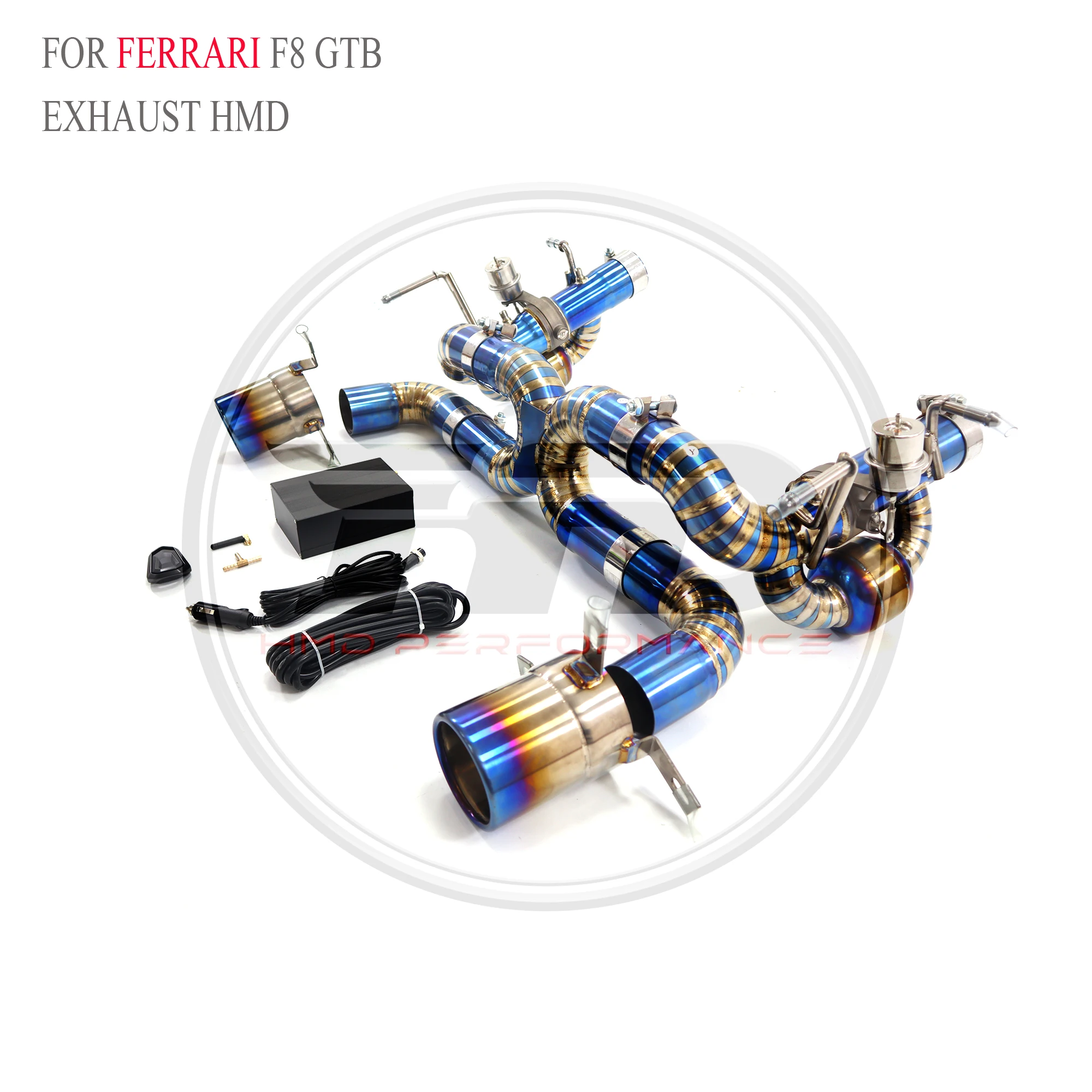 لفيراري F8 نظام العادم الكامل Ti النازل و Catback |   صوت ثندرس عالي وتوفير الوزن بشكل كبير |   زيادة القوة #2