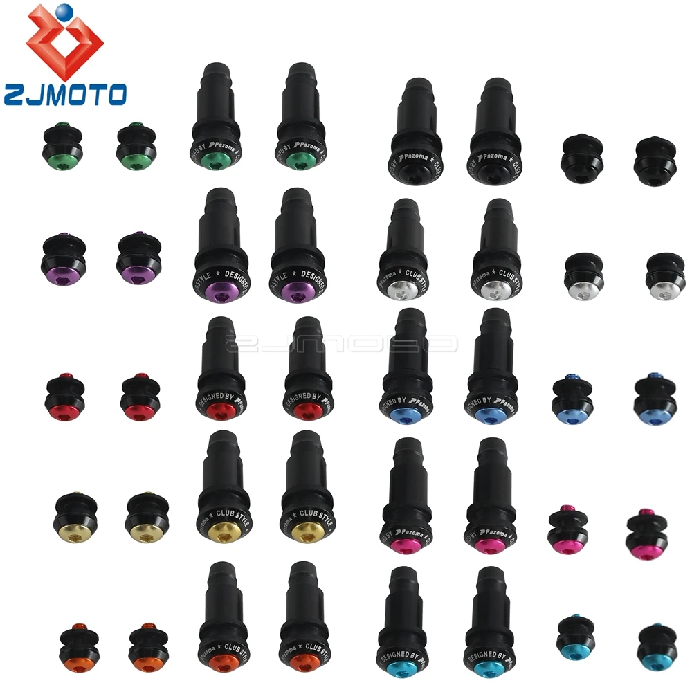 Universal 2 Hole Club Style Windshield Fasterners Screw Washer Anti Buffeting  Motorcycle T Sport Fairing Windscreen Bolt Spacer