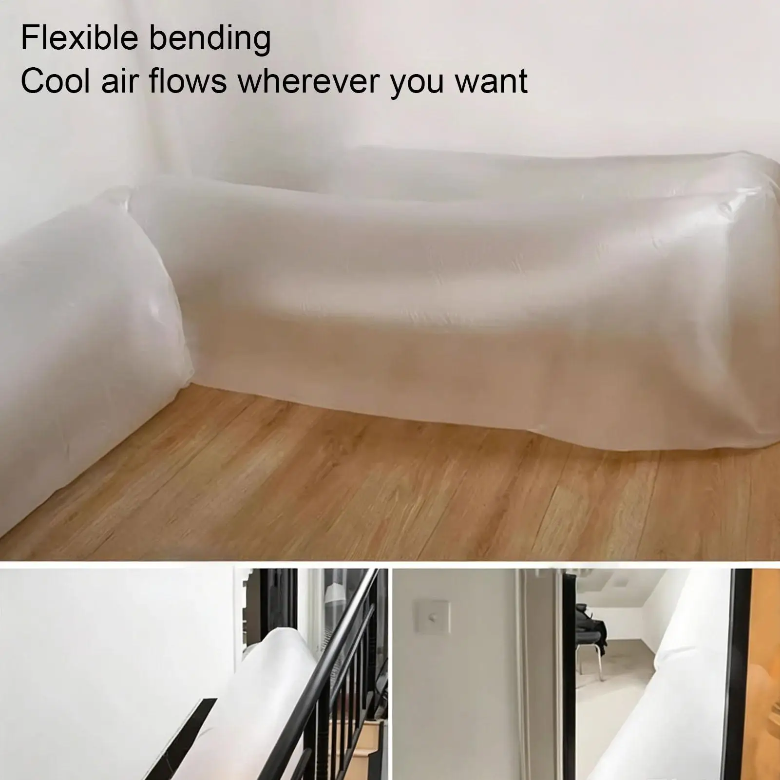 

Portable Ac Vent Hose Flexible Tube Pipe Accessory Portable Air Conditioner Exhaust Hose For Indoor Home Bedroom Garage Office