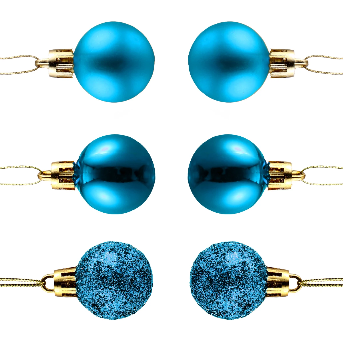 

48 Pcs Christmas Balls for DIY Craft Decor Decorate Hanging Baubles Tree Accessories Plastic Fillable Decorations