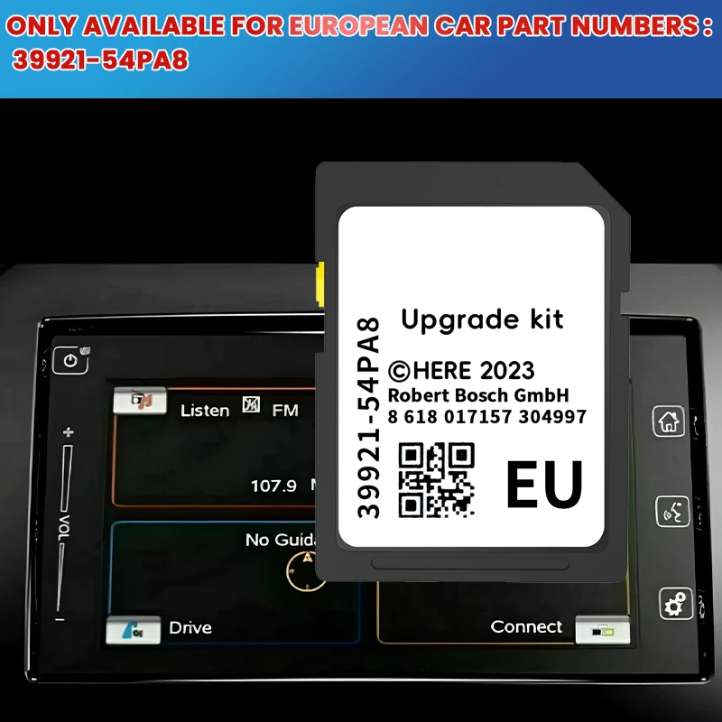 2023 UK+Europe New Suzuki SD Card Sat Nav SD Card 32GB GPS Map SD Card